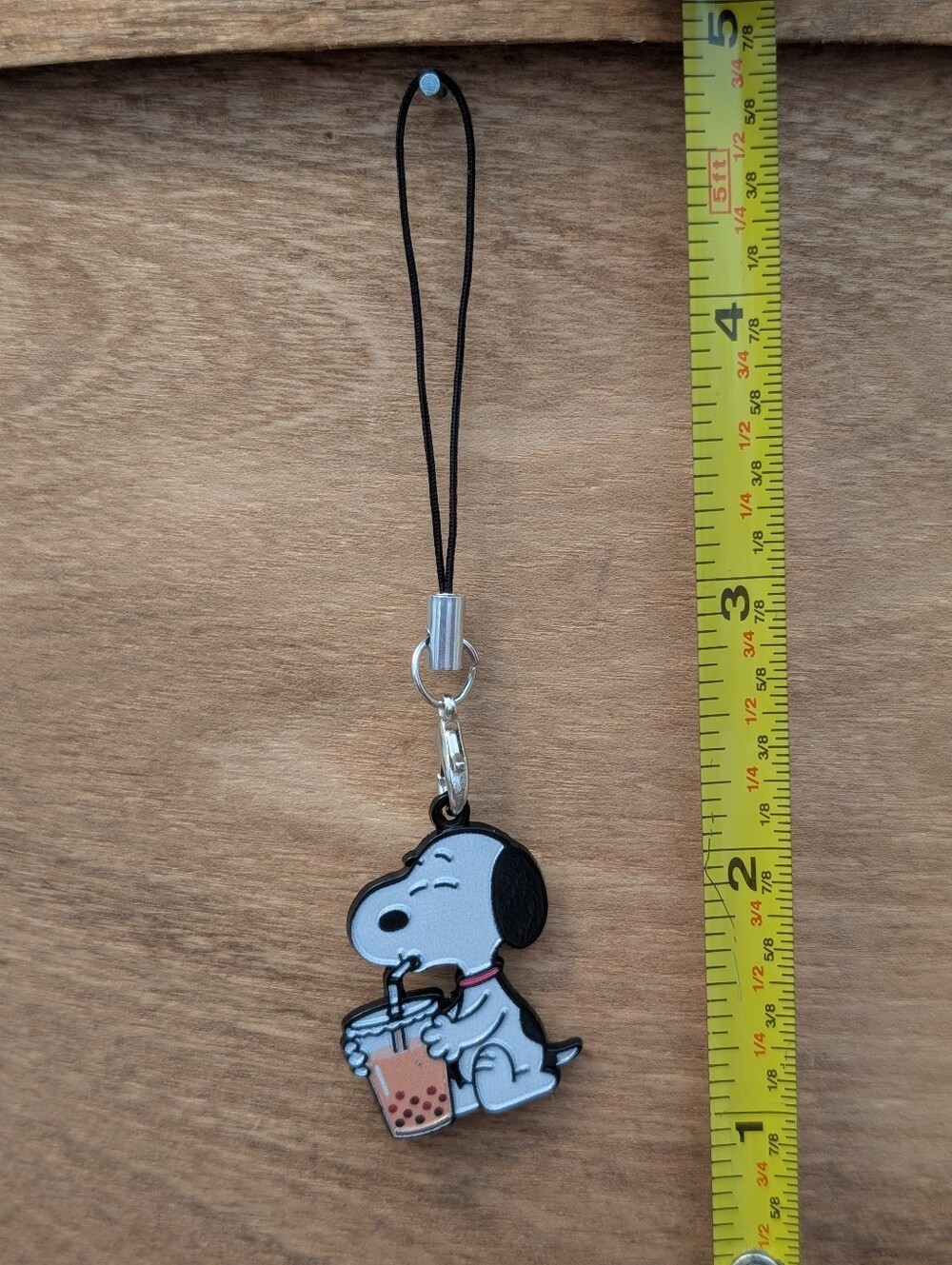 Peanuts Snoopy & Woodstock Enamel Metal Charm NEW